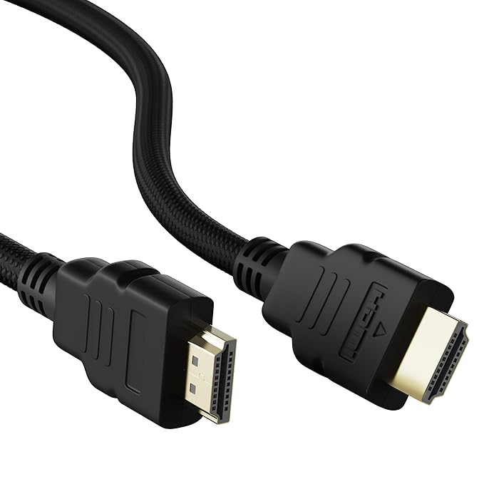 [Apply Coupon] - Ambrane 3M High Speed HDMI Cable Supports 3D, 4K, ARC & CEC Extension, Gold Plated Connectors, Compatible with HDMI-Enabled TV, Set Top Box, Blu-ray, Gaming Consoles (AHDMS-30, Black)