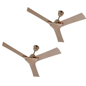 Ecolink AiroSleek 1200mm Decorative Ceiling Fan|BEE 1 star Rated Energy Efficient Ceiling Fan|Superior Air Delivery (Gold Chocolate)