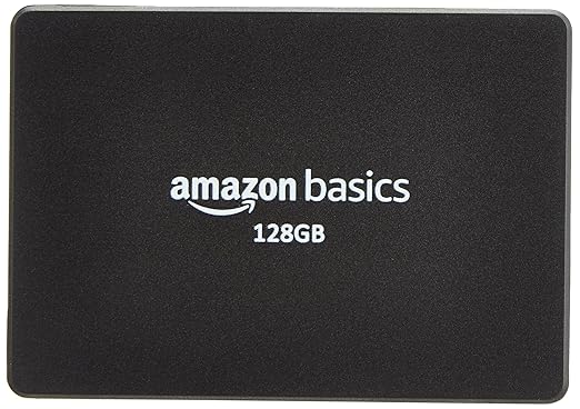 amazon basics 2.5 inch SATA Internal SSD 128 GB | Speed up to 550 MBps | High-Speed Performance | Reliable Storage Solution | Energy Efficient