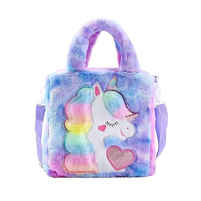 ADISA Unicorn Toddler Kids Messenger Bag School Bags Gift for Girls (SLH5151)