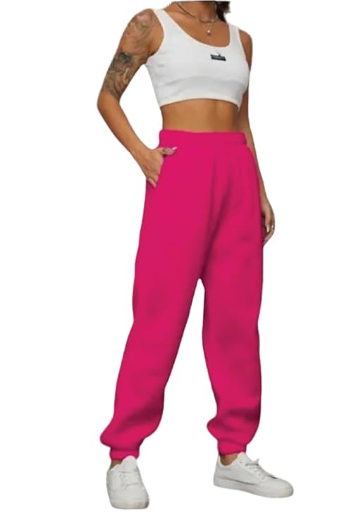 [Size: 3XL] - My Swag Womens Sweatpants Loose Fit Jogger, Comfort Bottom Wear, Fleece Bottom Gym & Sleepwear Winter Trendy Trousers with Pockets Pajama Pants for Womens & Girls