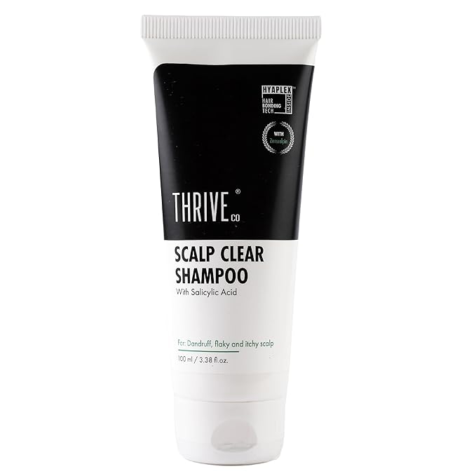 [Apply Coupon] - ThriveCo Anti Dandruff Scalp Clear Shampoo | Removes Dandruff From Source | Helps With flaky, Itching, Irritation & Redness Accompanying Dandruff | 100% Effective with First Use | With clinically proven Zenscalpin", Octopirox, Salicylic Acid Formulation | For Men & Women | 100ml