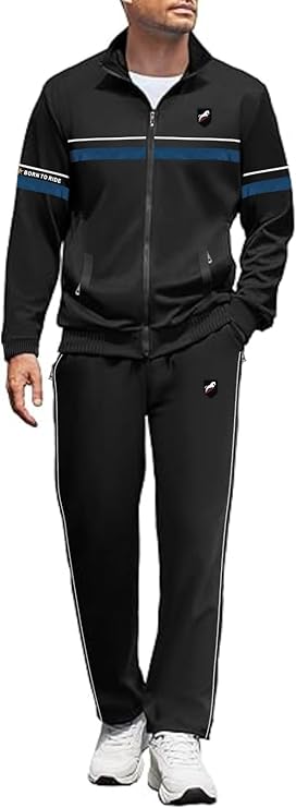 [Size: M] - JUST RIDER Sports Gym Yoga Tracksuit for Men