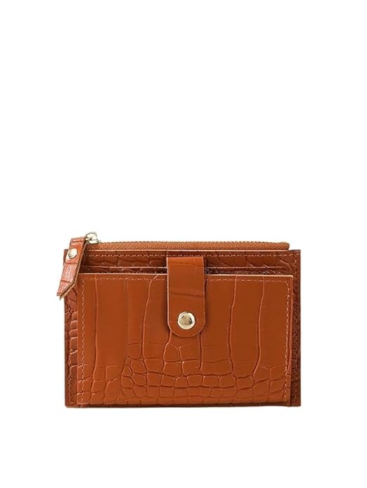 Fargo Croco Embossed Leather Clutch