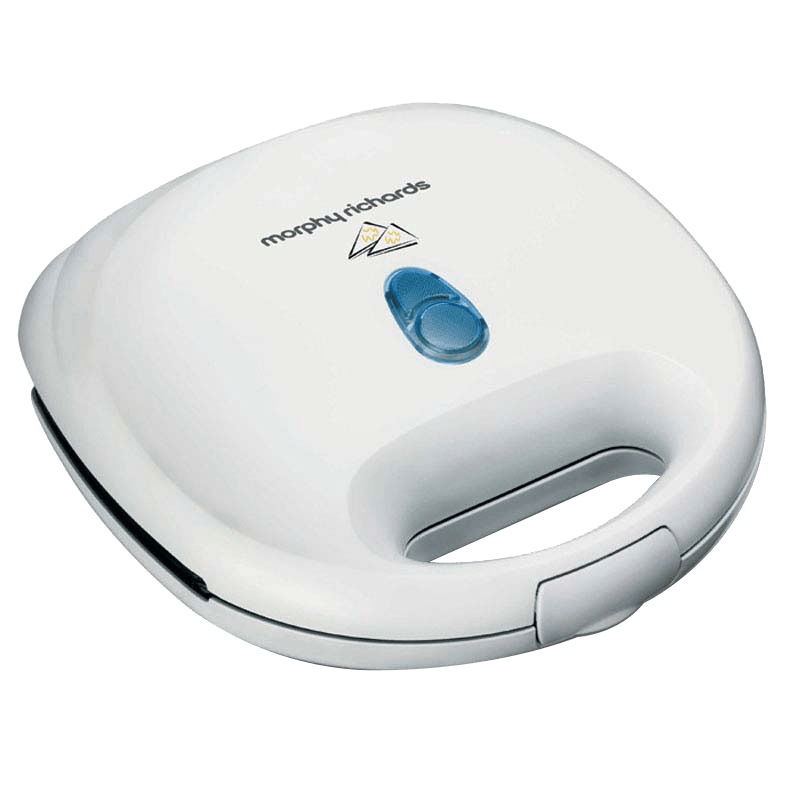 Morphy Richards 700 Watts 2 Slice Sandwich Maker (SM3007, White)