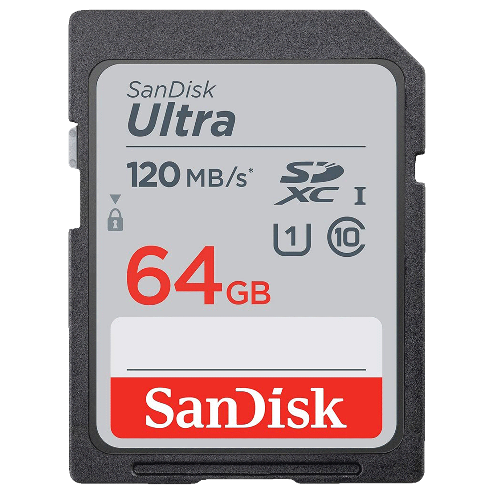 SanDisk Ultra SDXC 64GB Class 10 120MB/s Memory Card