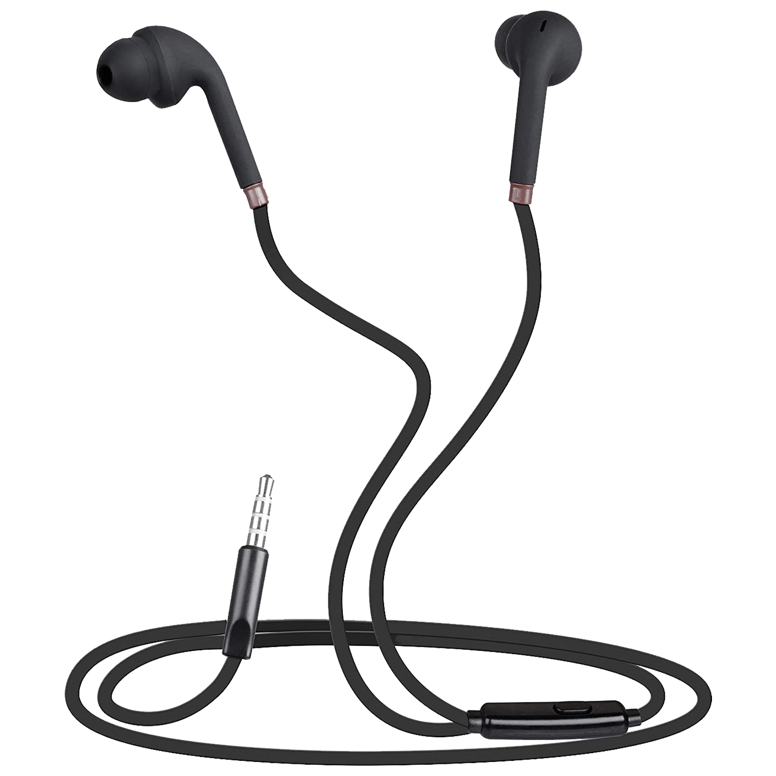 Zebronics Corolla Wired Earphone with Mic (In Ear, Black)