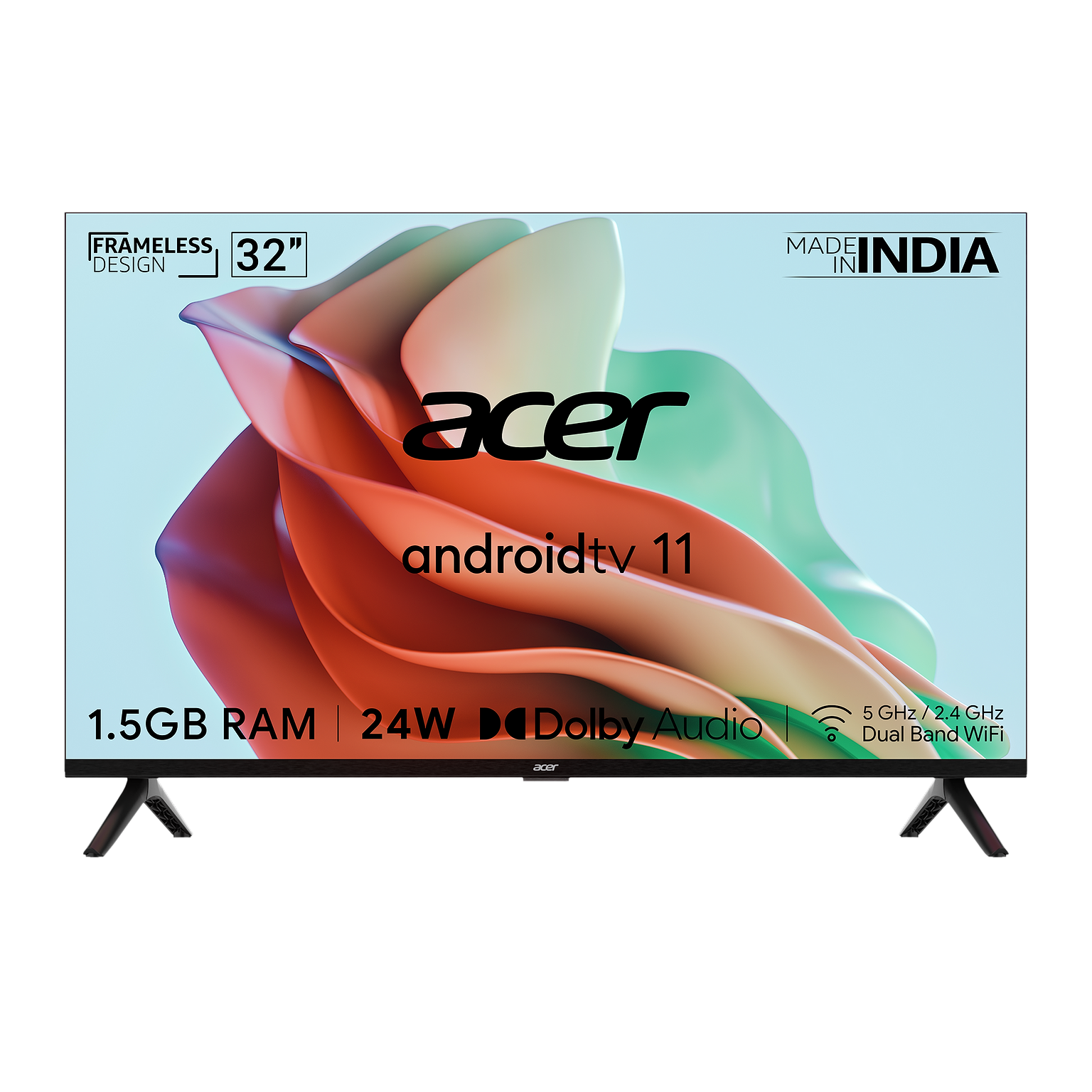 Acer I Series 80 cm (32 inch) HD Ready LED Smart Android TV with Google Assistance (2022 model)