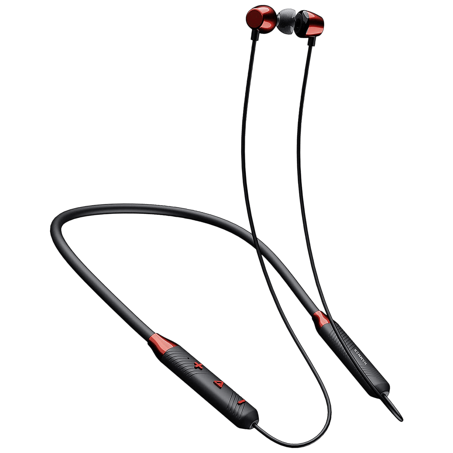 Hammer S Neckband (IPX4 Water Resistant, 30 Hours Playback, Red)