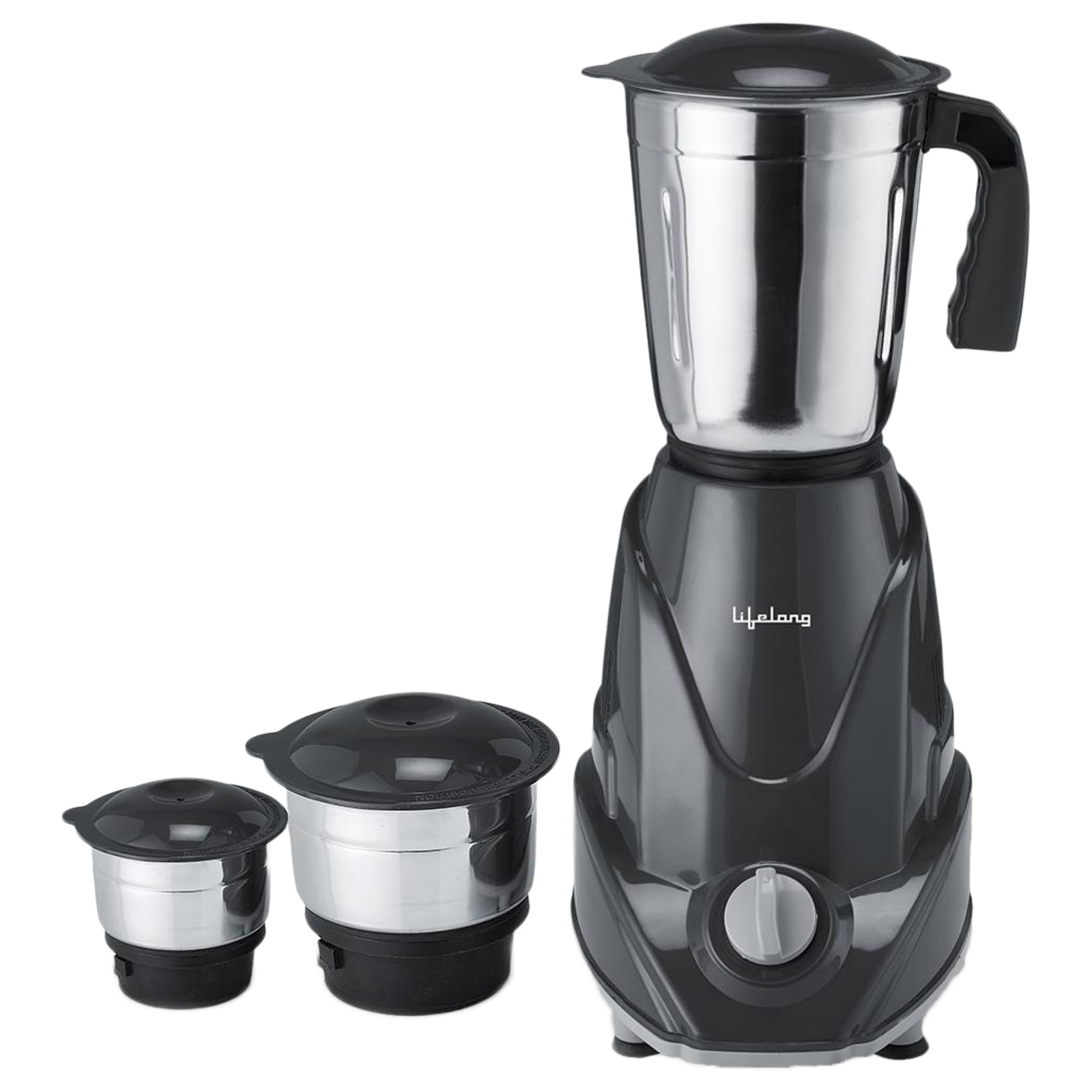 Lifelong Infinia 500 Watts 3 Jars Mixer Grinder (Overload Protector, LLMG95, Grey)