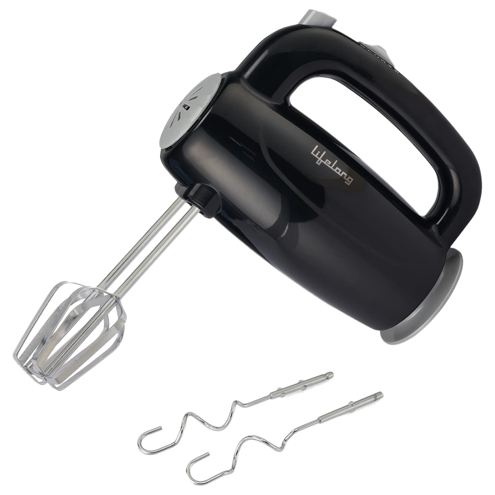 Lifelong Regalia 150 Watts Hand Mixer (4 Attachments, Over Heating Protection, LLHM01, Black)