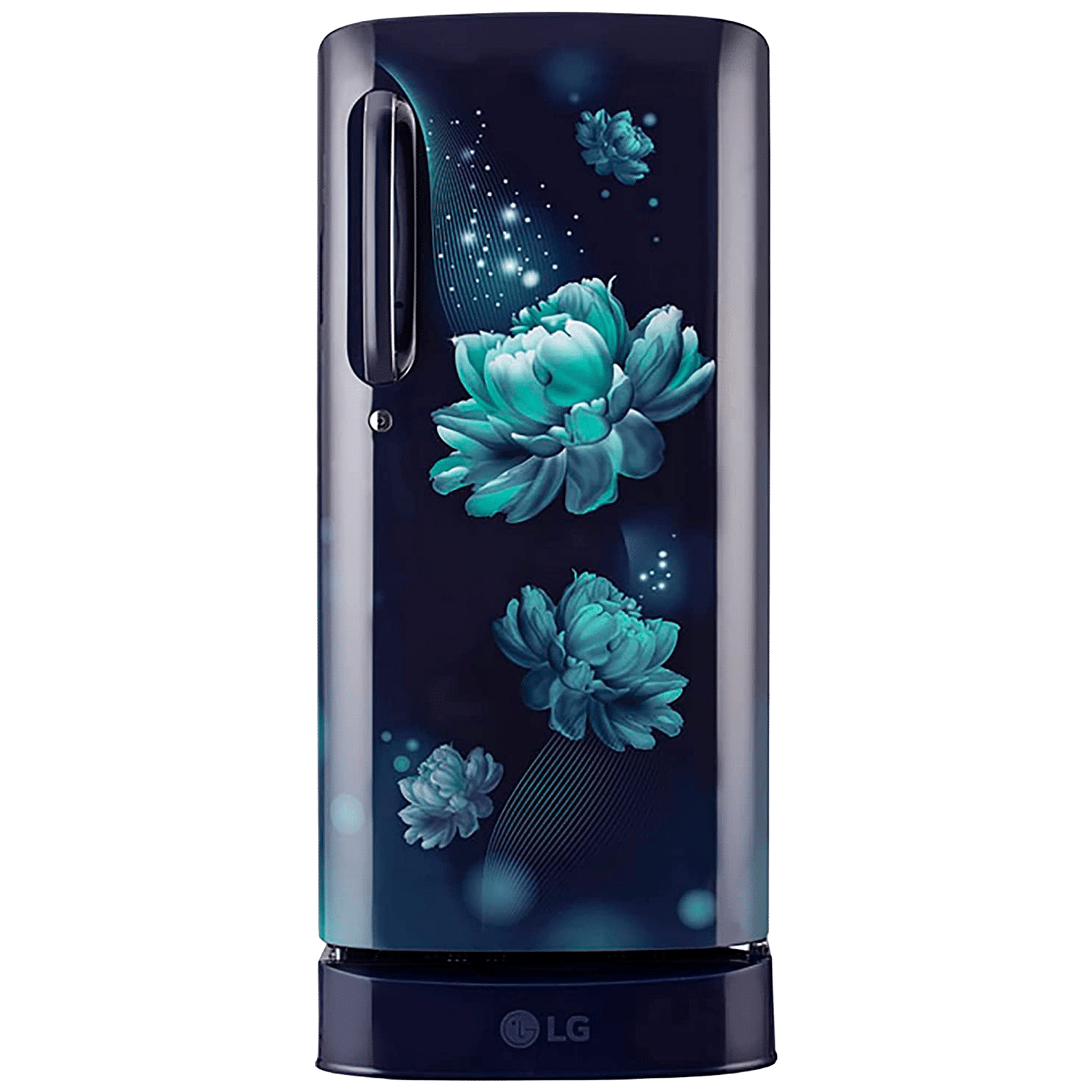 LG 185 Litres 3 Star Direct Cool Single Door Refrigerator with Antibacterial Gasket (GL-D201ABCD.BBCZEB, Blue Charm)