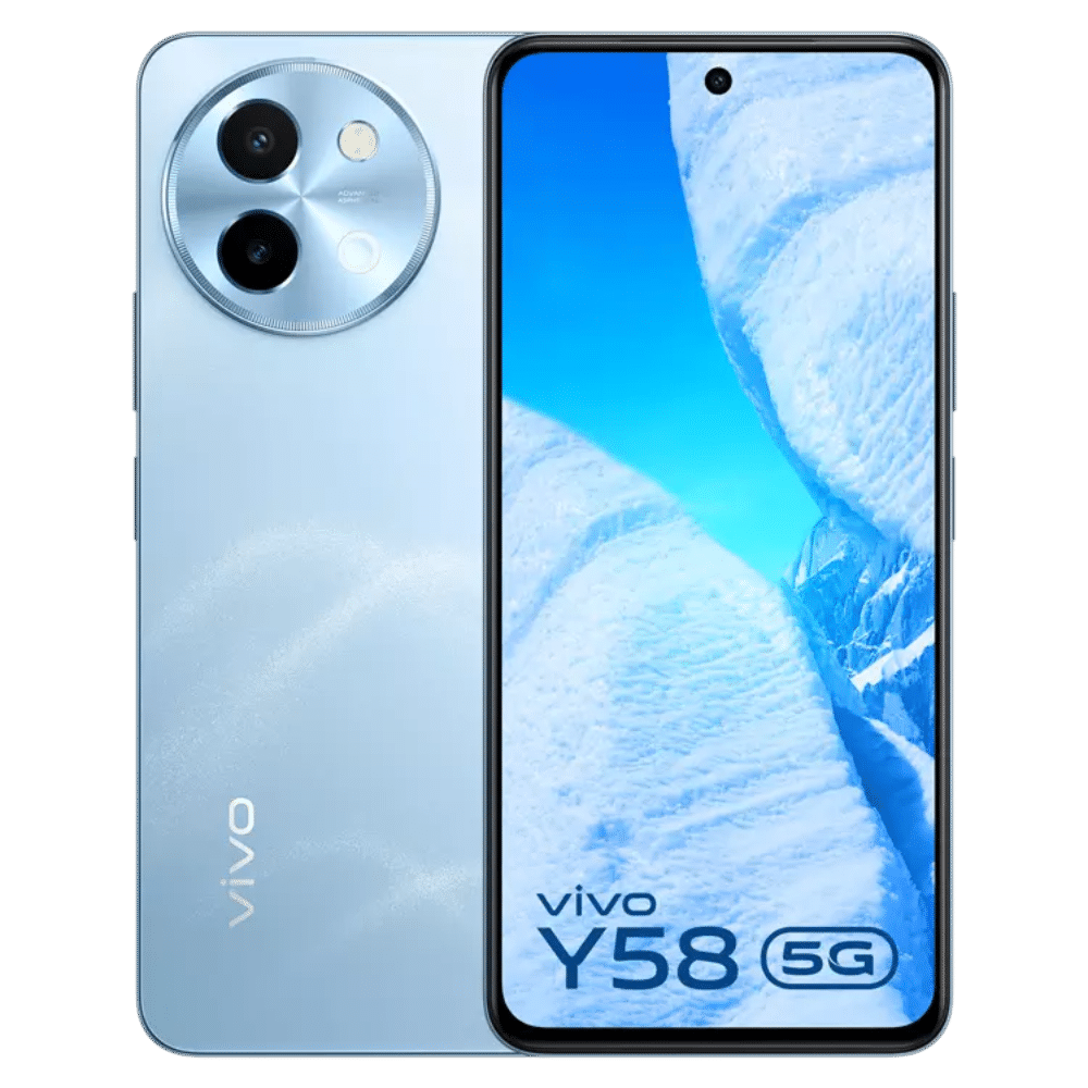 vivo Y58 5G (8GB RAM, 128GB, Himalayan Blue)