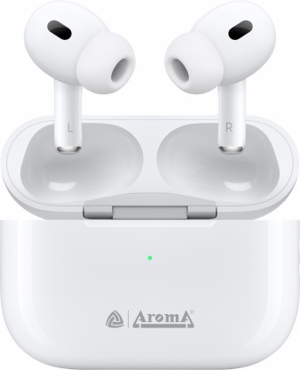 Aroma NB121 Pro Pods Upto 40 Hours Playtime* Type C Fast Charging Dual Pairing Earbuds Bluetooth  (Ivory White, True Wireless)