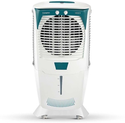 Crompton 75 L Desert Air Cooler  (White, Teal, ACGC-DAC751)