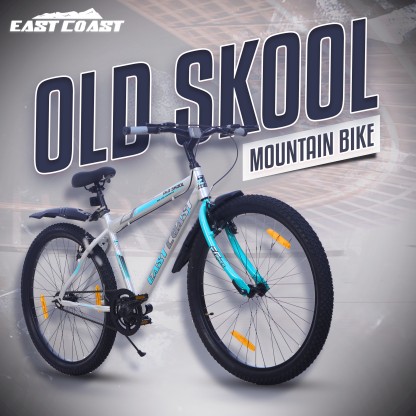 EAST COAST OLD SKOOL Cycle / Mountain Bike 26 T Mountain/Hardtail Cycle  (Single Speed, White, Rigid)