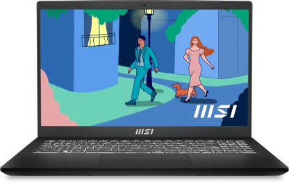 MSI Modern 15 AMD Ryzen 5 Hexa Core 7530U - (8 GB/512 GB SSD/Windows 11 Home) Modern 15 B7M-072IN Thin and Light Laptop  (15.6 Inch, Classic Black, 1.75 Kg)