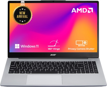 Acer Aspire 3 AMD Ryzen 3 Quad Core 7330U - (8 GB/512 GB SSD/Windows 11 Home) A325-42 Thin and Light Laptop  (15.6 Inch, Silver, 1.79 Kg)