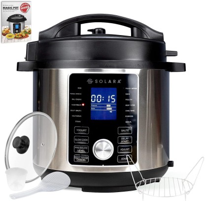 Solara SOL-EPC-101 Electric Pressure Cooker  (6 L, Stainless Steel)