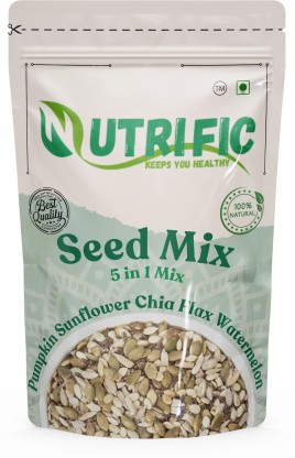 Nutrific Mix Seeds | 5 in 1 Seed Mix | Rich in Protein & Fibre | Healthy Snack | Mixed Seeds  (500 g)