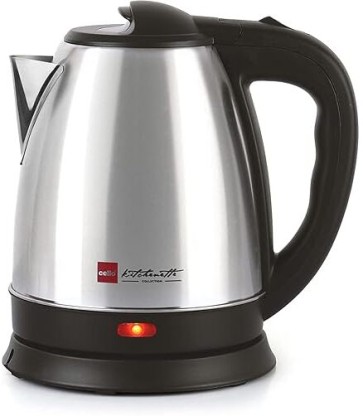 cello Quick Boil Electric Kettle  (1.5 L, Silver and Black)