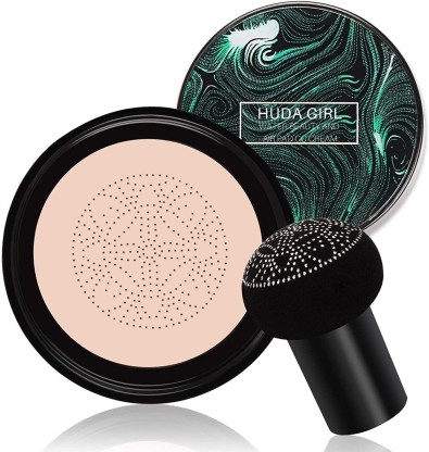 Huda Girl BEAUTY full coverage Waterproof ,Sponge for Oily,Dry Skin Foundation  (Brown, 20 g)