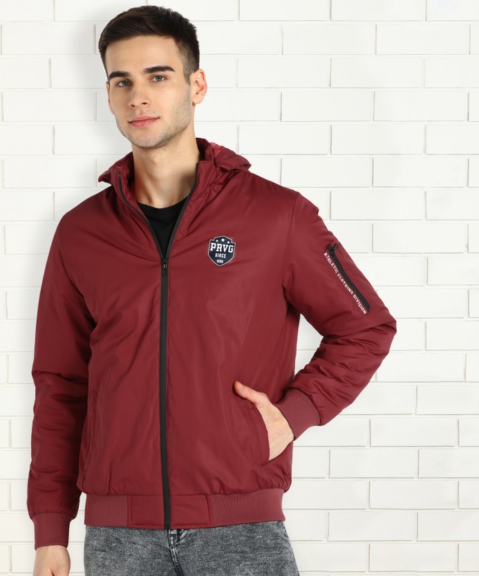 Men Solid Casual Jacket