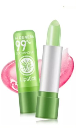 Earthcon Aloevera Natural Crayon Lipstick  (Pink, 10 g)