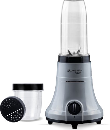 Longway Sage 500 W Juicer Mixer Grinder  (Sage | 2 Jars | Gray, Black)