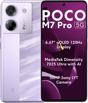 POCO M7 Pro 5G (Lavender Frost, 128 GB)  (6 GB RAM)