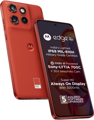 Motorola Edge 50 Neo (PANTONE Poinciana, 256 GB)  (8 GB RAM)