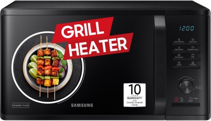 SAMSUNG 23 L Grill Microwave Oven  (MG23A3515AK, BLACK)