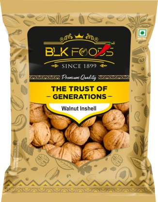 BLK FOODS Select Walnut Inshell 400g Walnuts  (400 g)