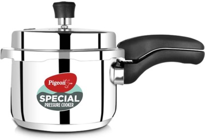 Pigeon Special and 3 L Outer Lid Induction Bottom Pressure Cooker  (Stainless Steel)