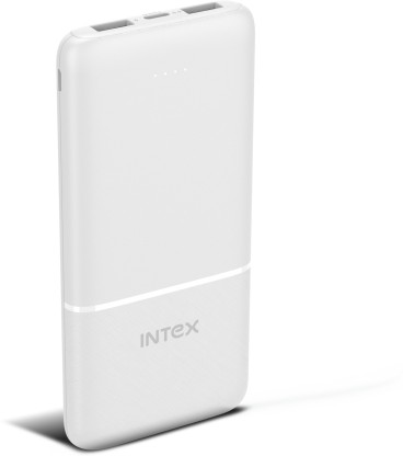 Intex 10000 mAh 12 W Power Bank  (Creamy White, Lithium Polymer, Fast Charging for Mobile)