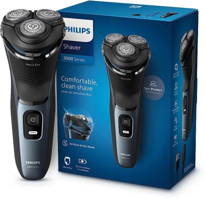 PHILIPS S3144/03  Shaver For Men  (Black, Blue)