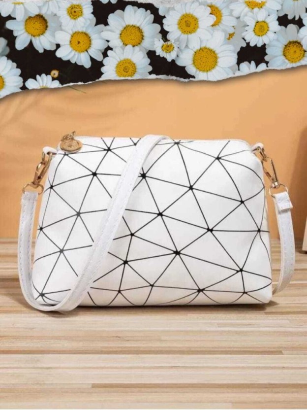 White Women Sling Bag LS-223-SLNBG-MKRI-PRNT-WHTE3_14