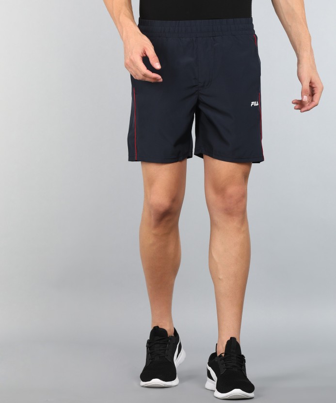 Printed Men Blue Sports Shorts