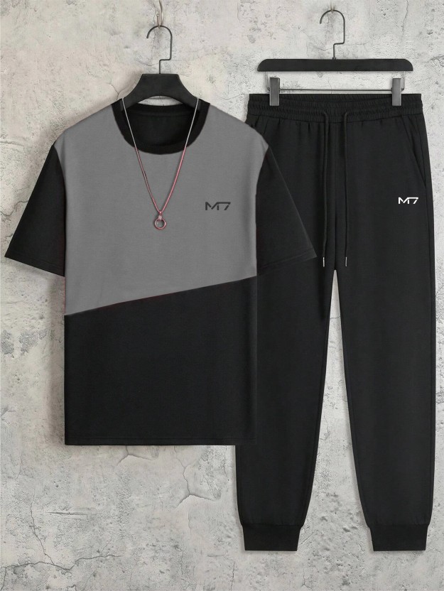 Colorblock Men Track Suit