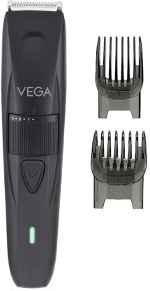 VEGA Power-Lite Beard Trimmer for Men, VHTH-38 Trimmer 90 min  Runtime 40 Length Settings  (Black)