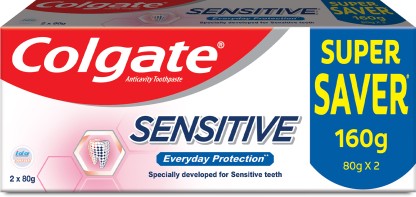 Colgate Sensitive Everyday Protection Toothpaste For Sensitive Teeth (Combo Pack) Toothpaste  (160 g, Pack of 2)