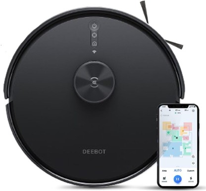 ECOVACS DEEBOT Y1 PRO Robotic Floor Cleaner (WiFi Connectivity, Google Assistant and Alexa)  (Black)