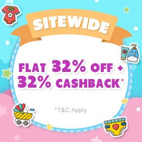 32%  discount + Additional 32%  Cash-Back on all products