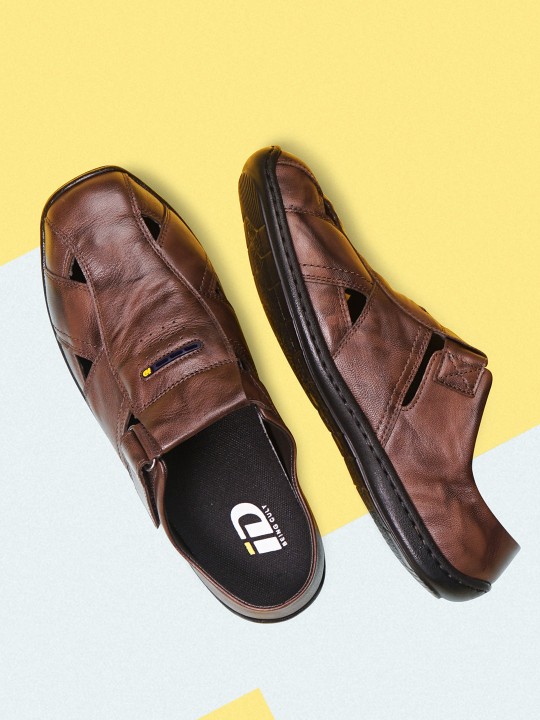 ID - Men Brown Fisherman Sandals