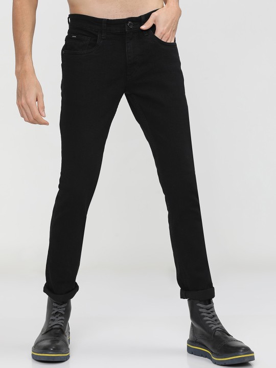 HIGHLANDER - Men Black Slim Fit Stretchable Jeans