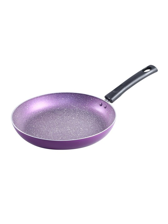 Wonderchef - Tivoli Purple Textured Induction Bottom Non-Stick Frying Pan Cookware