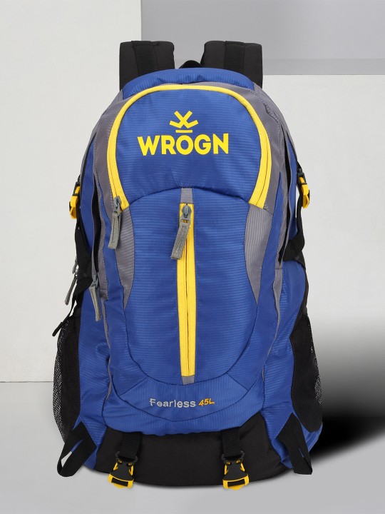 WROGN - Water Resistant Brand Logo Backpack with Shoe Pocket