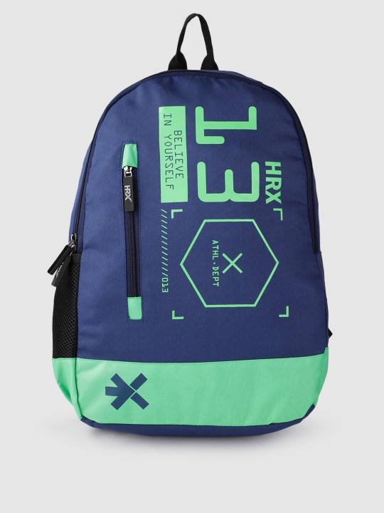 HRX by Hrithik Roshan - Unisex Typography Backpack