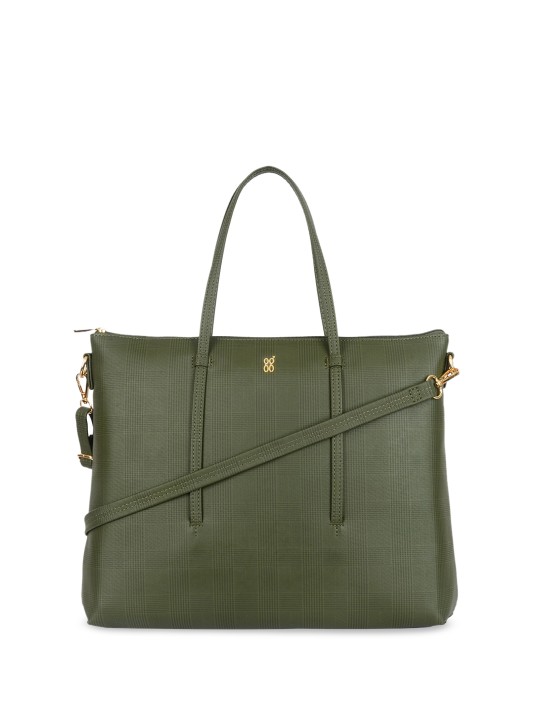 Baggit - Checked Structured Sling Bag