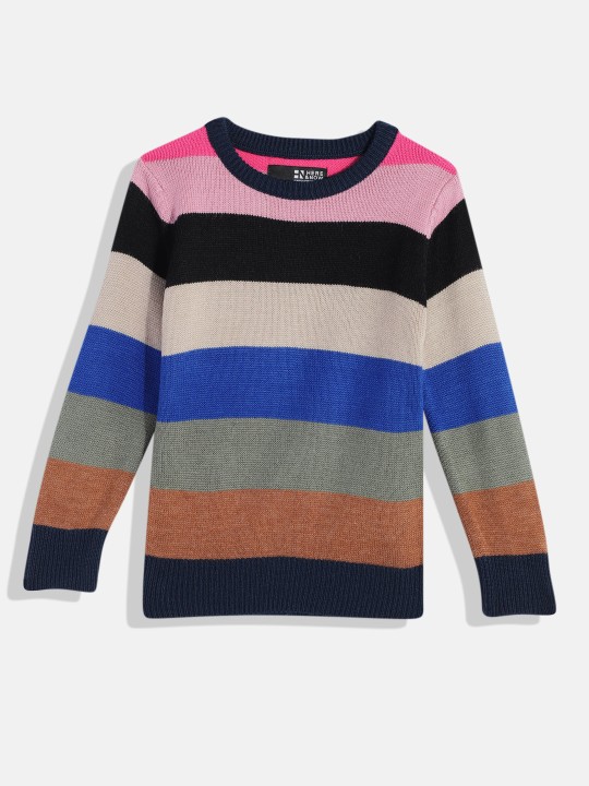 HERE&NOW - Boys Colourblocked Pullover Sweater